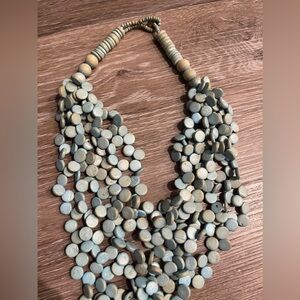 Button Necklace